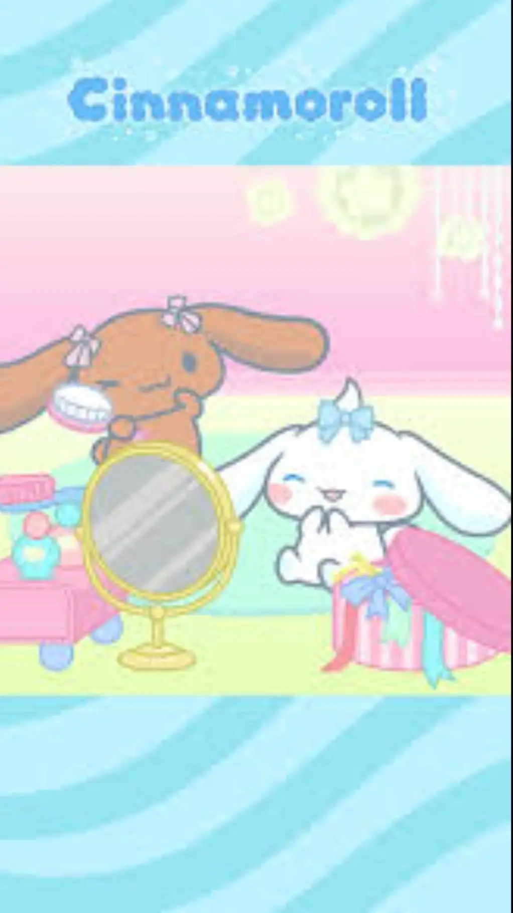 ai character: CinnaMocha background