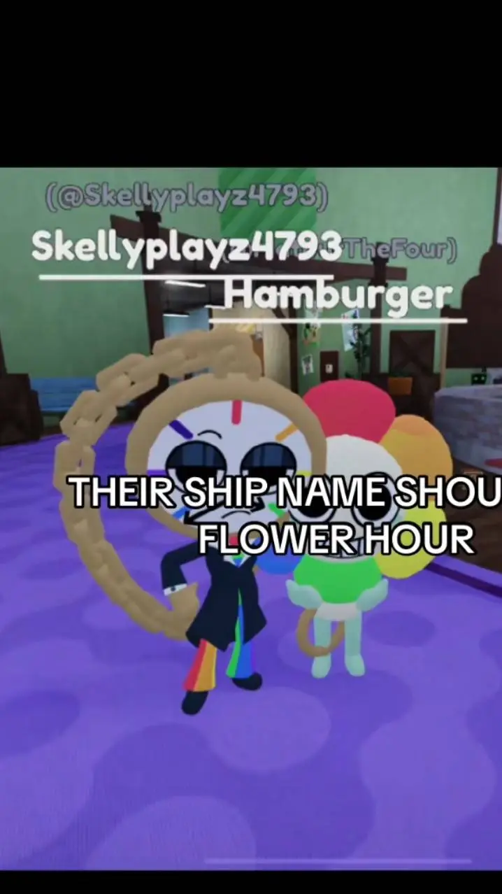 ai character: FlowerClock background