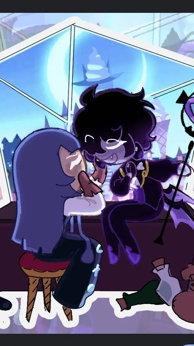 ai character: PruneSapphire background