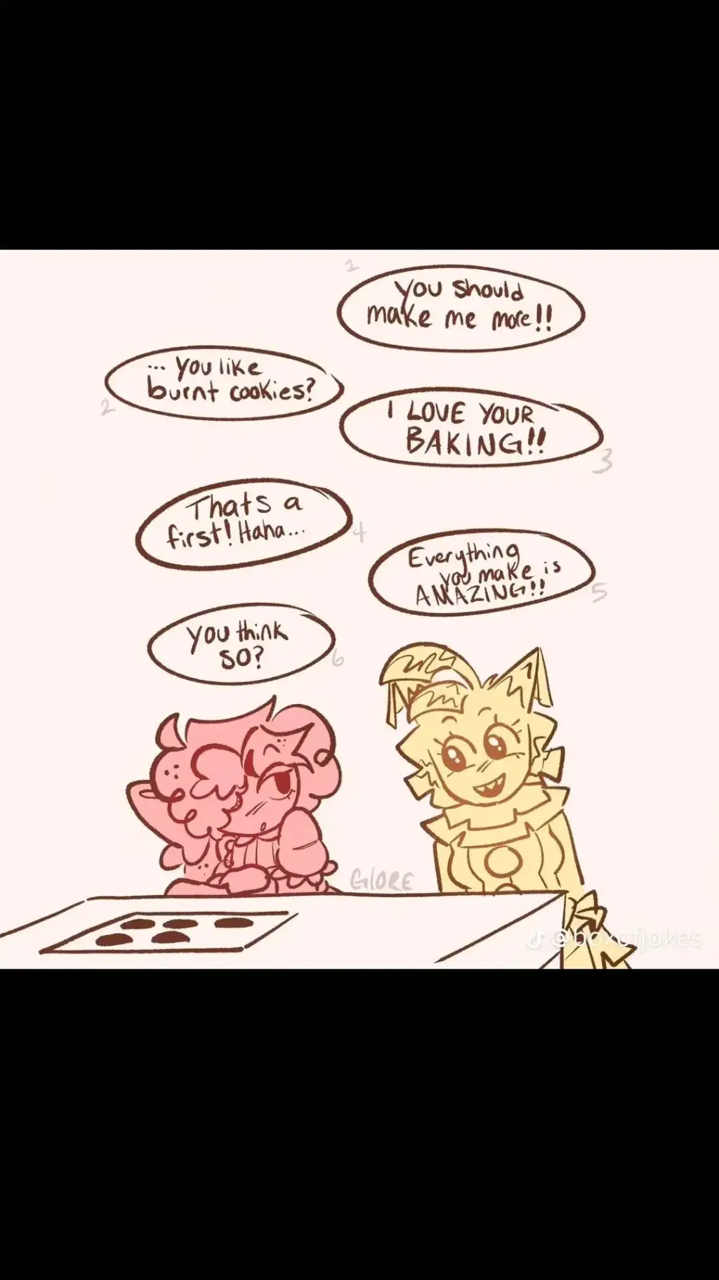 ai character: CandyCookie! :] background