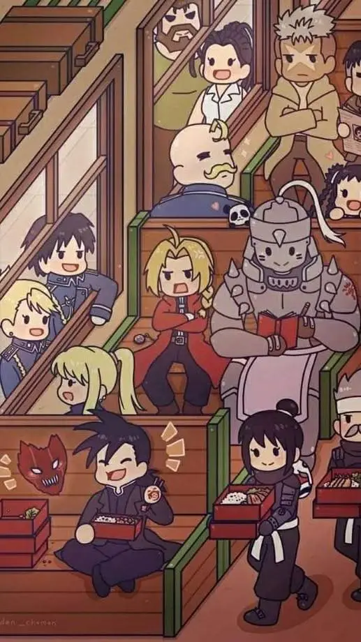 ai character: mha x fma pick me background
