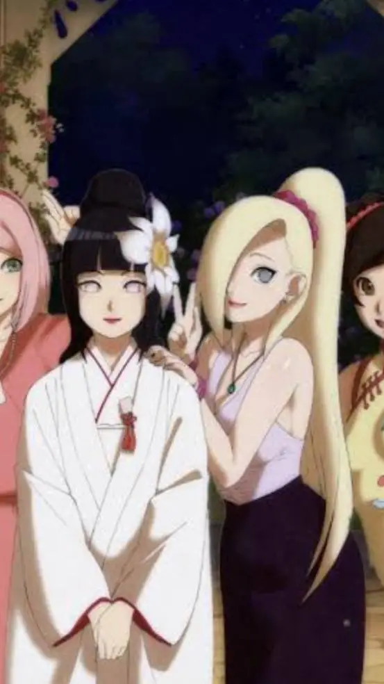 ai character: hinata y sakura💀2 background