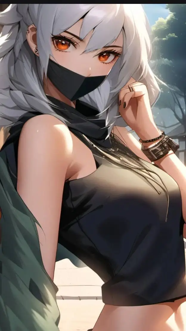 ai character: hija de kakashi background