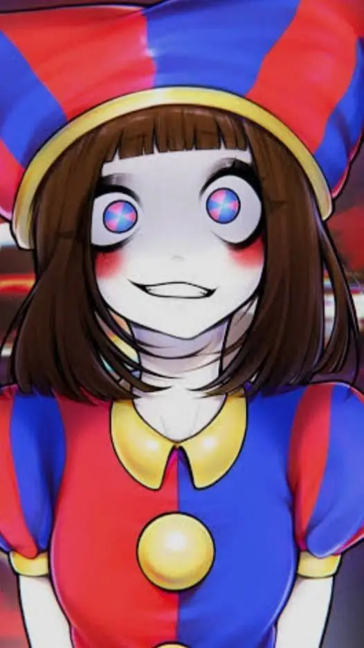 ai character: crazy pomni background