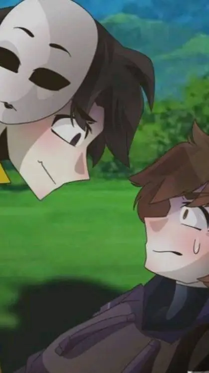 ai character: masky x ticci toby background