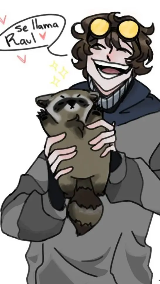 ai character: ticci toby x tu  background