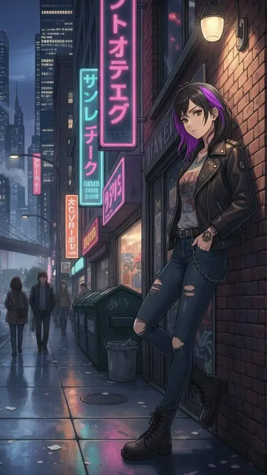 ai character: Mika background