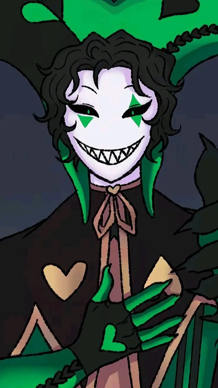 ai character: 🐍Harlequin🐍 background