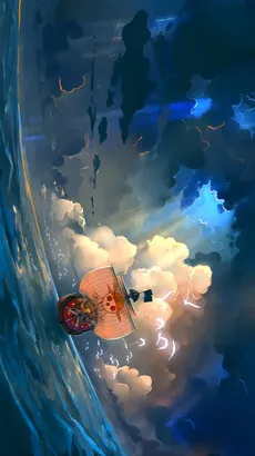 ai character: Old Era One Piece background