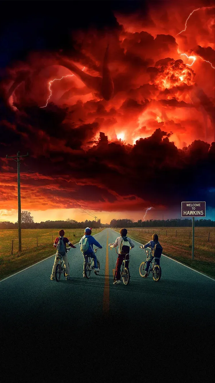 ai character: Stranger Things background