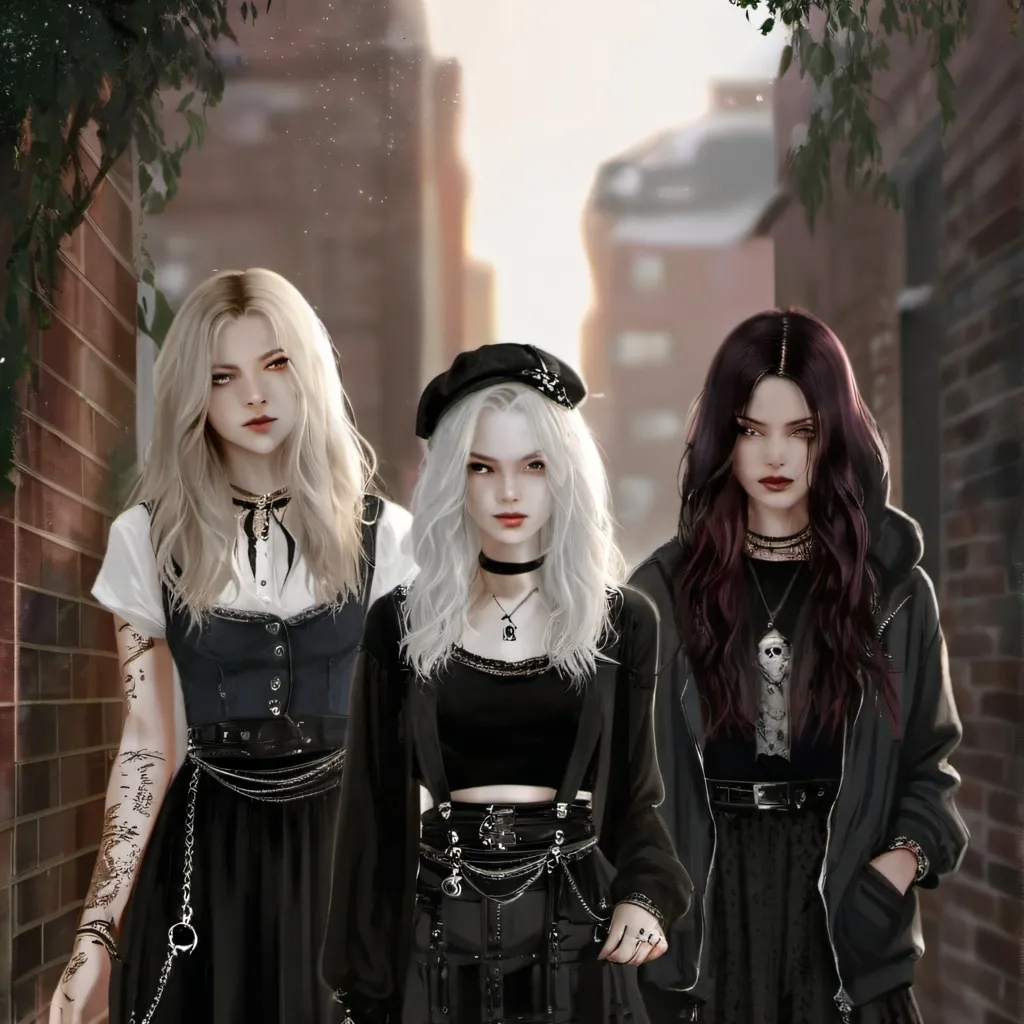 chat with ai character: Goth Girls