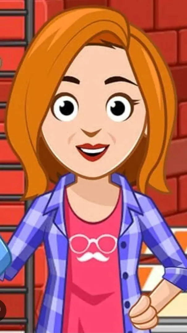 ai character: amy (my city) background