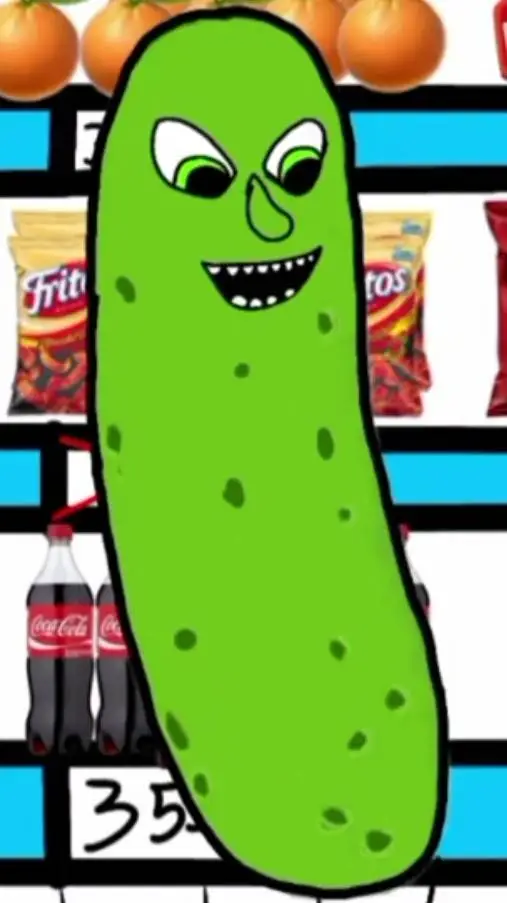 ai character: mr cucumber background