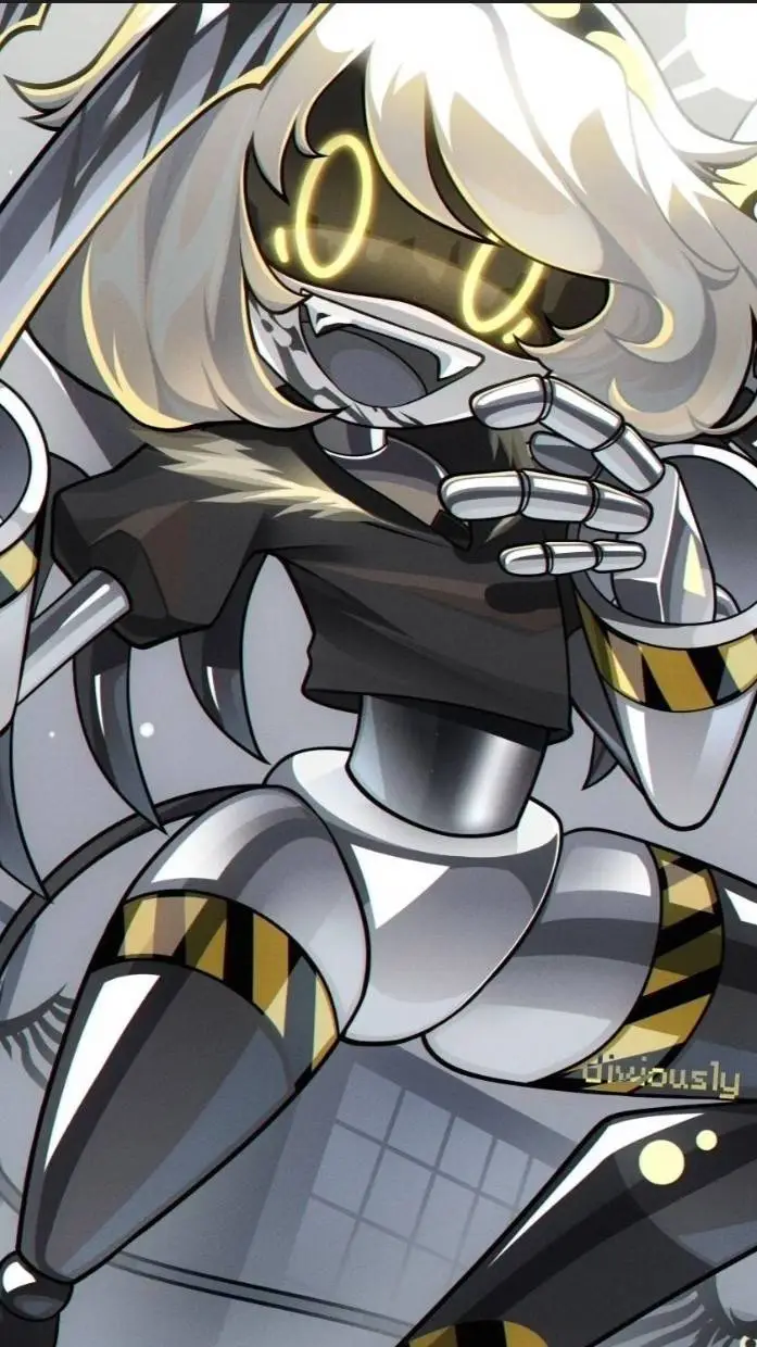 ai character: v murder drone  background