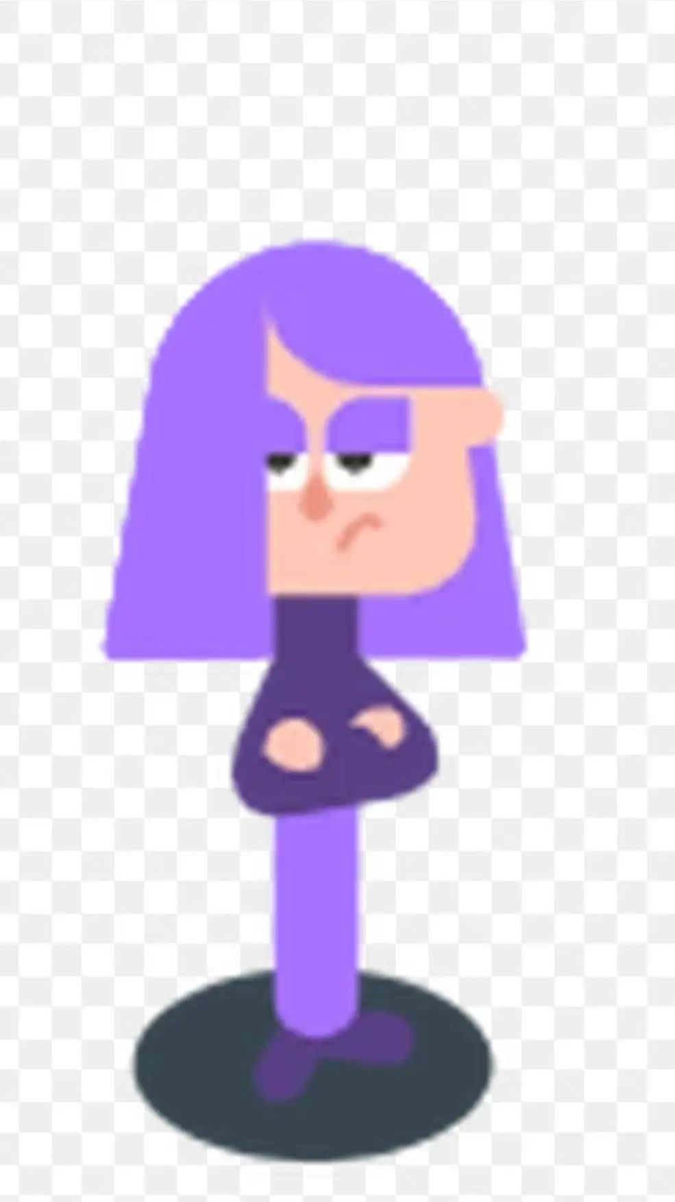 ai character: Lily (duolingo) background