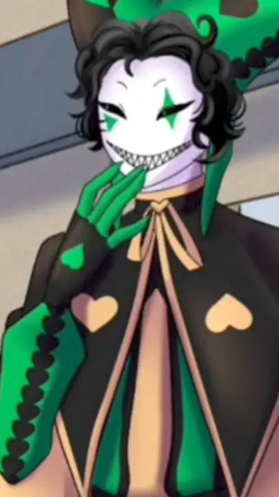 ai character: Harlequin 😈 background