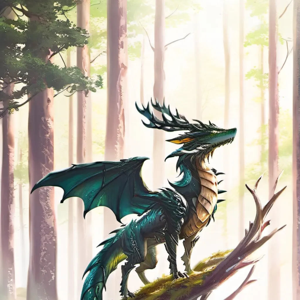 chat with ai character: Dragão Florestal
