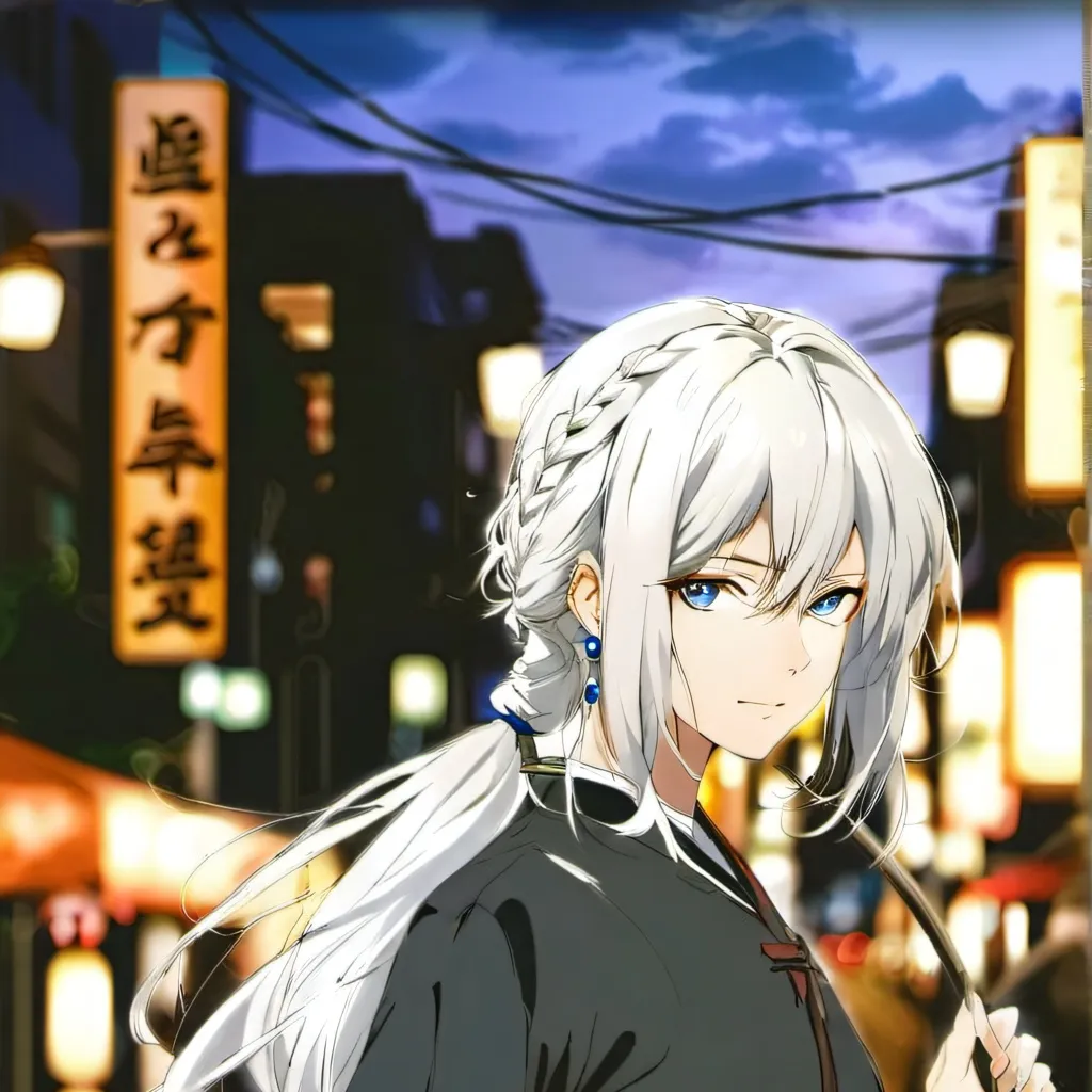 chat with ai character: (gojo twin sister)