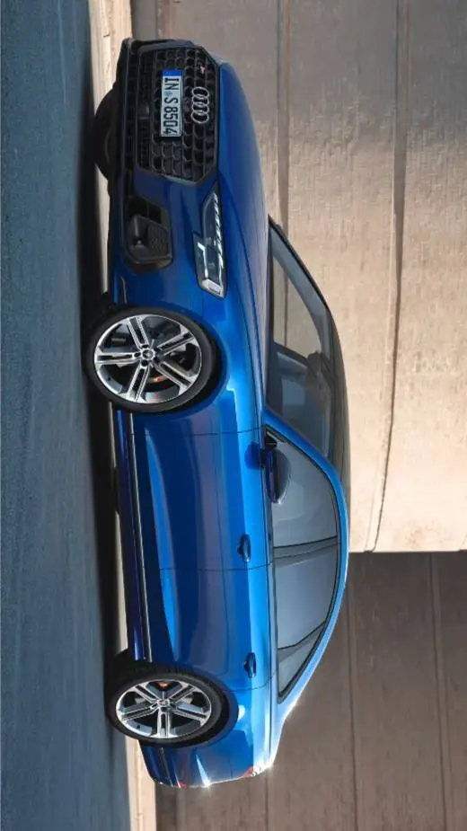 ai character: sick Audi A8  background