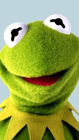 ai character: kermit background