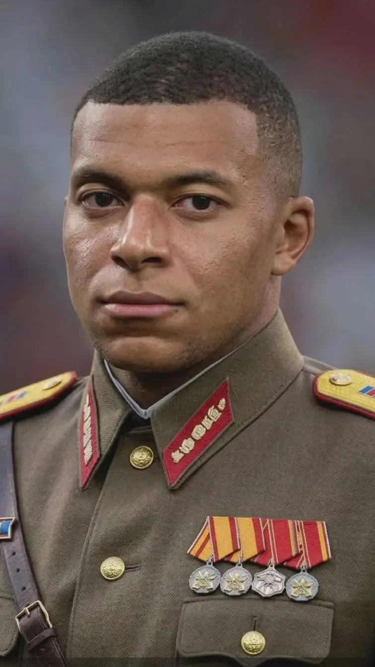 ai character: dictator mbappe  background