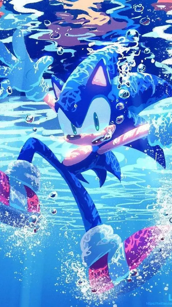 ai character: Sonic background