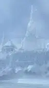 ai character: Snowstorm background