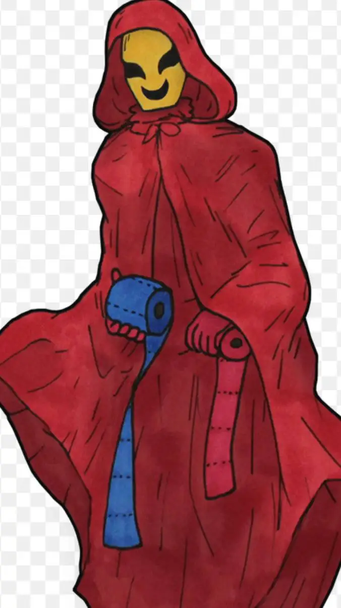 ai character: Aka Manto background