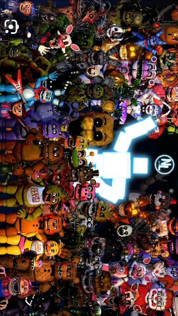 ai character: All fnaf robot background