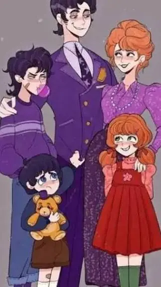 ai character: Família afton  background