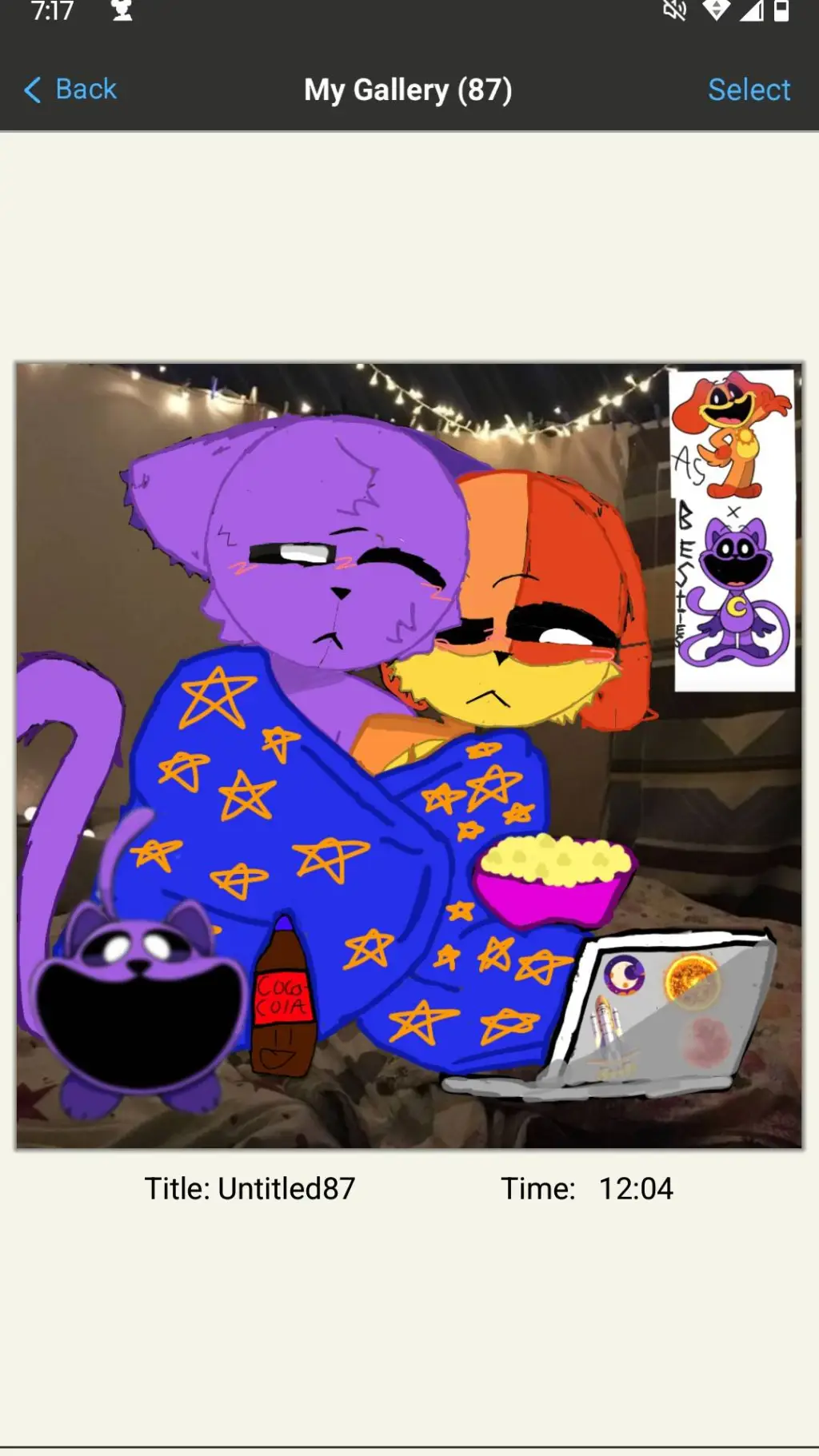 ai character: CatDog? idk broski background