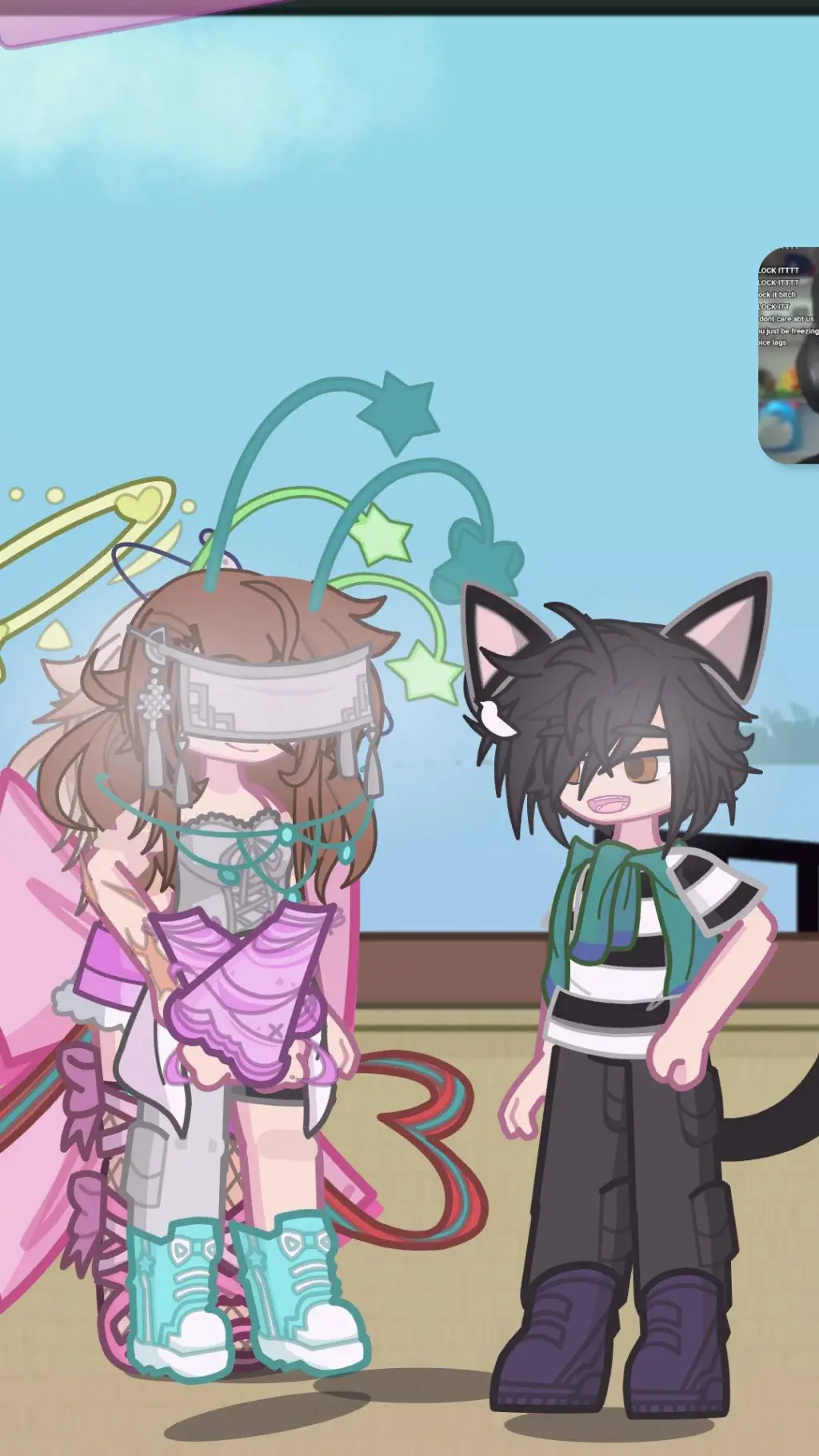 ai character: My lazy ahh bffs background