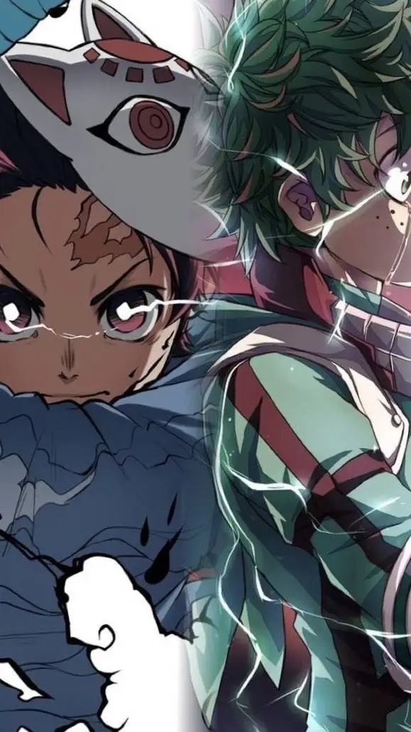 ai character: mha y kny background