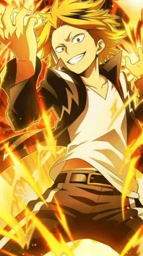 ai character: Denki Kaminari background
