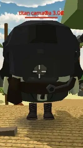 ai character: titán cámara sus background
