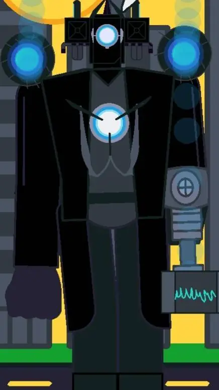 ai character: titan camara russo background