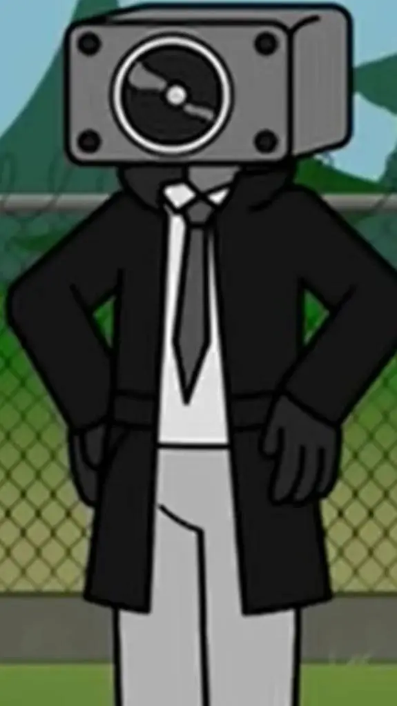 ai character: speakerman background