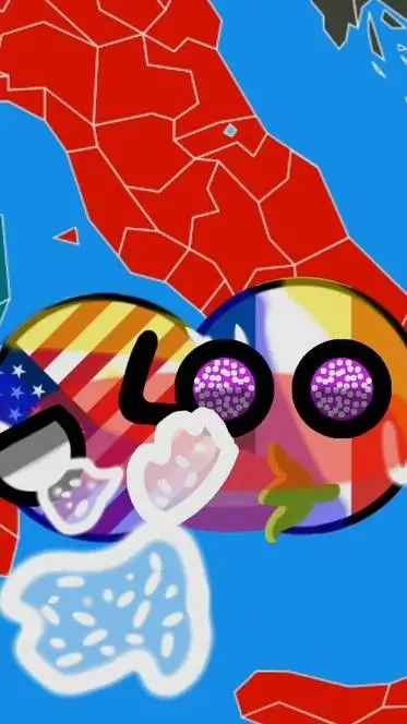 ai character: countryballs Gogo7 background