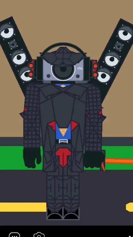 ai character: speaker tick background