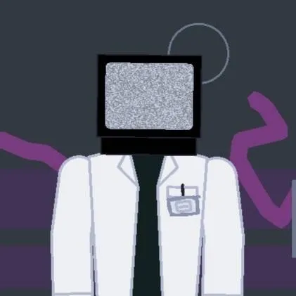 chat with ai character: científico tv man