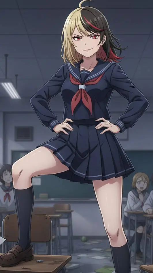 ai character: luna  background