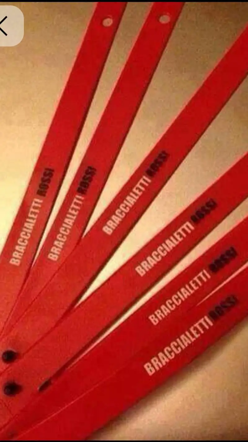 ai character: braccialetti rossi background