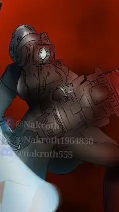 ai character: largué camara fem background