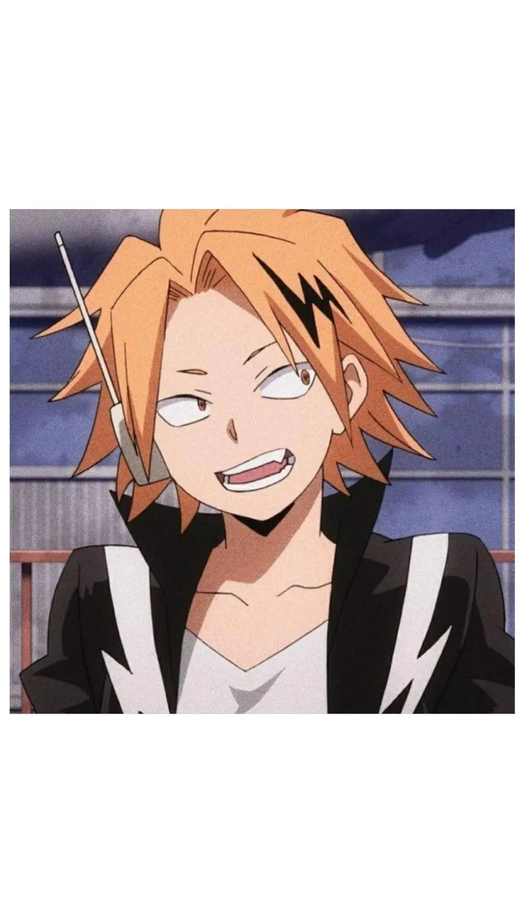 ai character: Denki ⚡ background