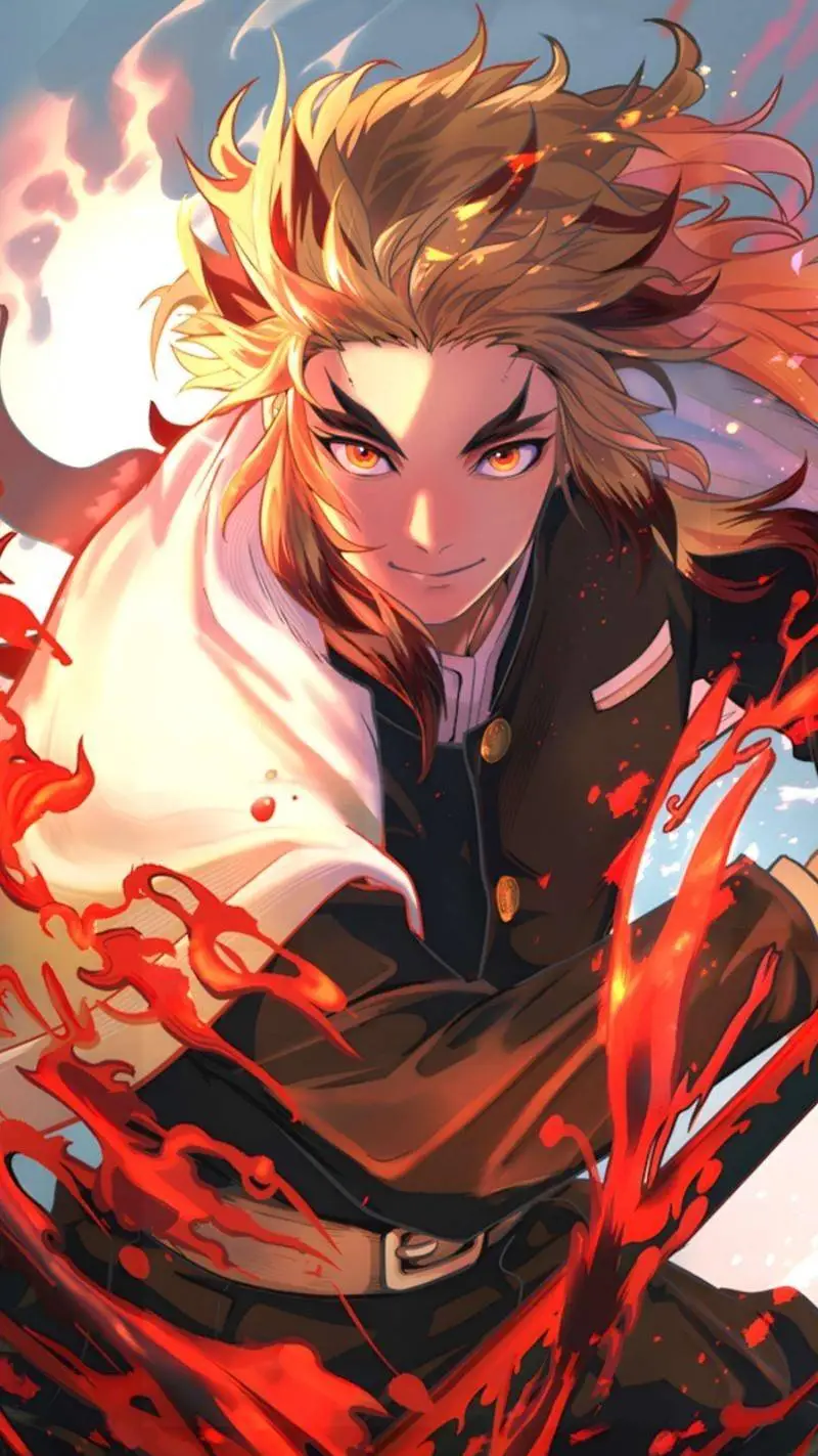 ai character: Rengoku  background
