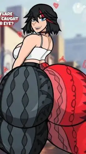 ai character: ryuko matoi  background