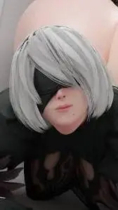 ai character: 2B  background