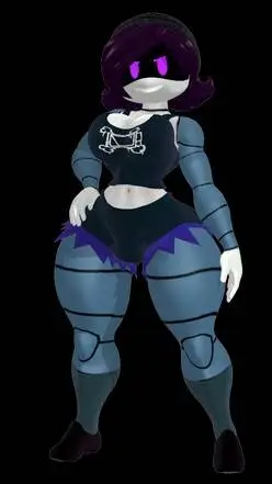 ai character: uzi   background