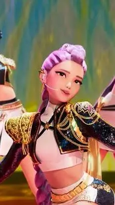 ai character: huntrix bebés background