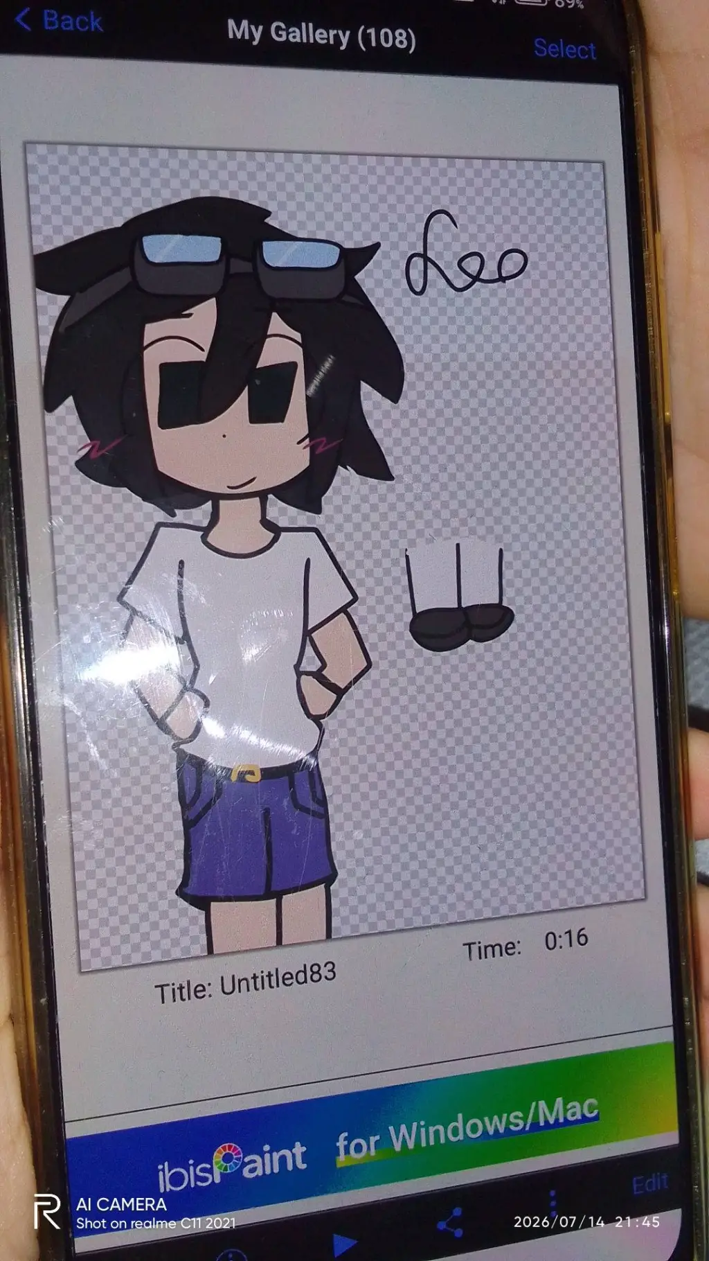 ai character: Leo background